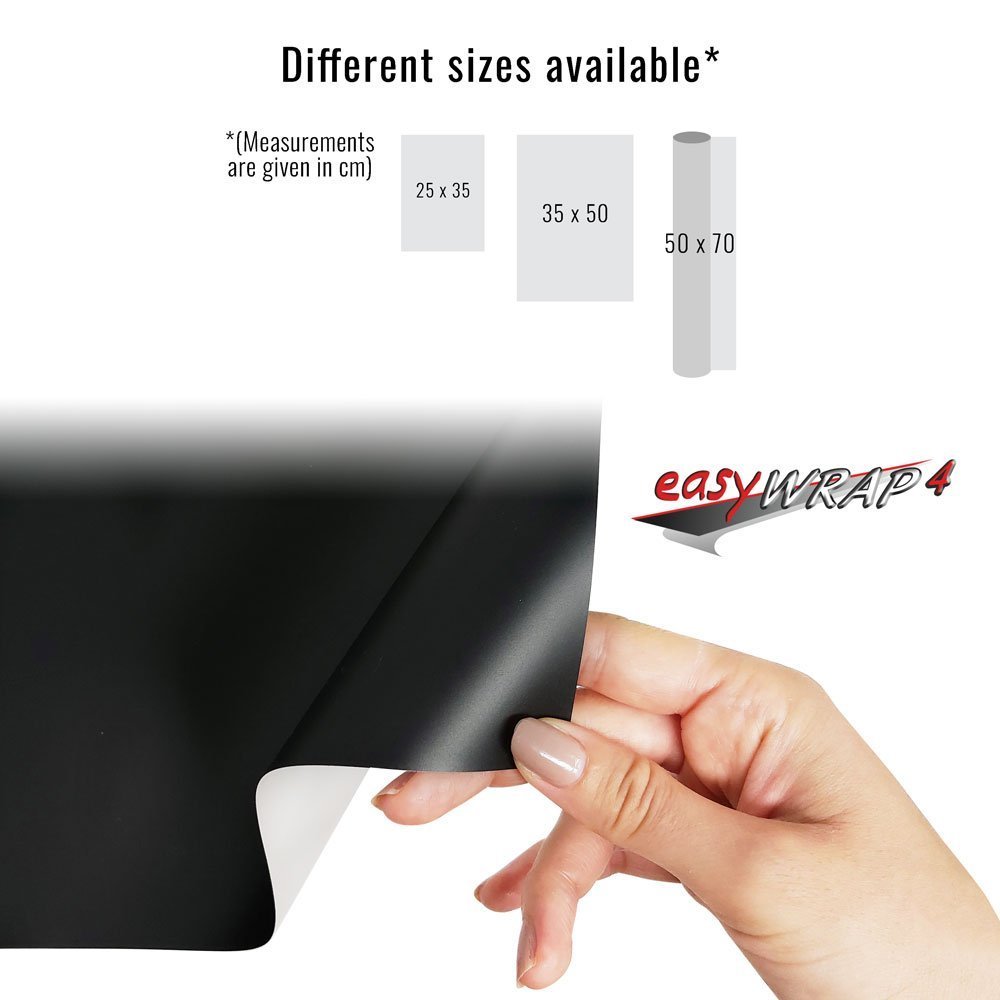 Black Cover Strisce Adesive Nero Lucido per Wrapping Cromature Auto -  Quattroerre