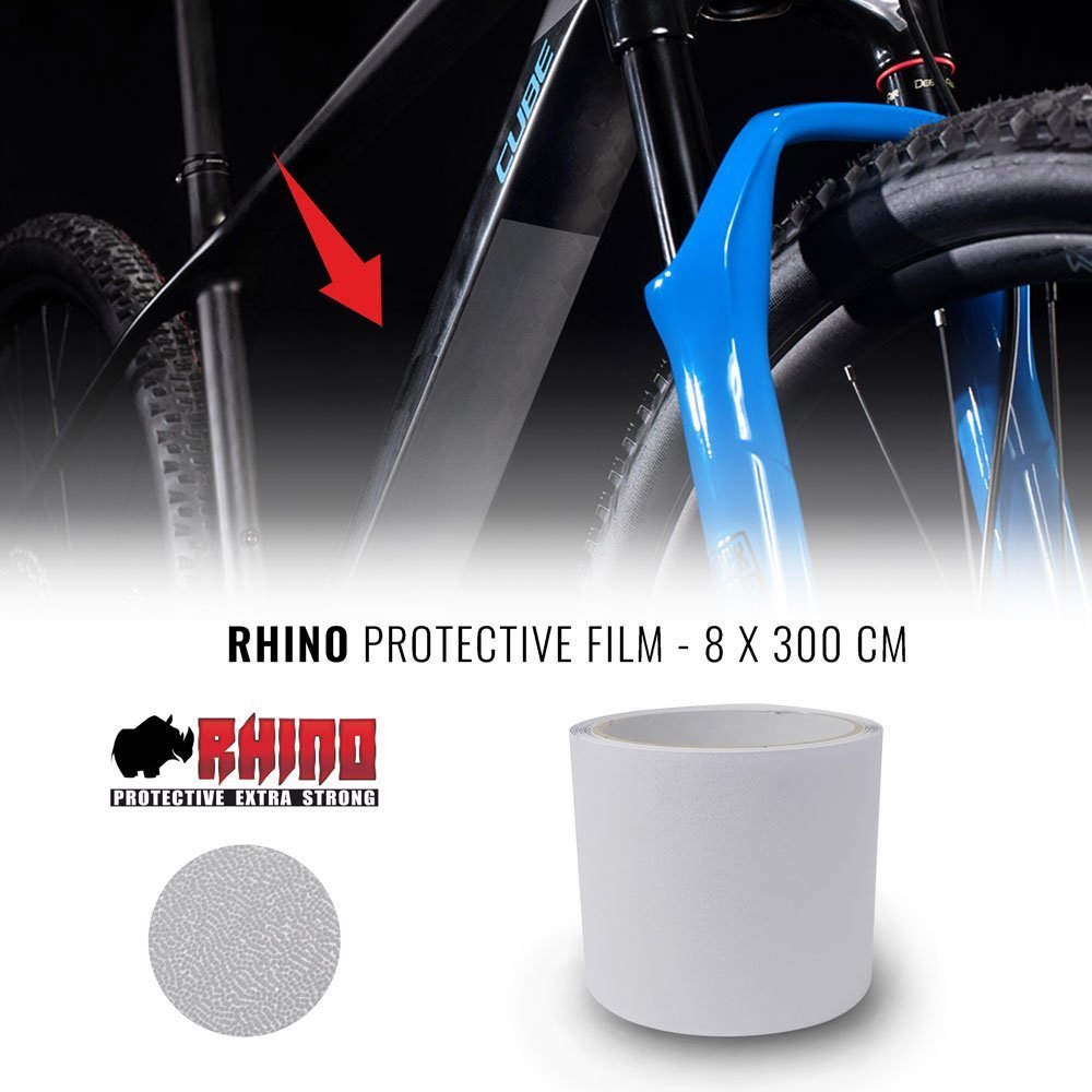 Quattroerre Rotolo Nastro Adesivo Scudo Roll per Protezione Telaio Bicicletta Unisex Adulto Trasparente 5 x 300 cm 