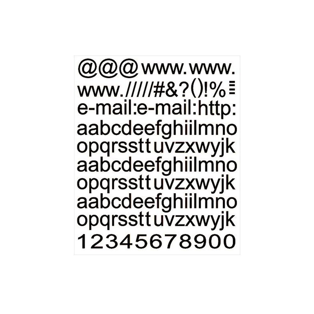 Lettere Adesive Componibili Web - Quattroerre