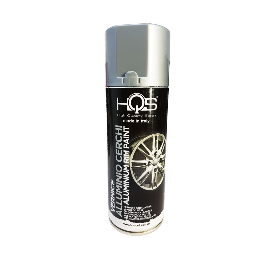 Vernice Spray HQS Alluminio per Cerchi Ruota 400 ml - Quattroerre