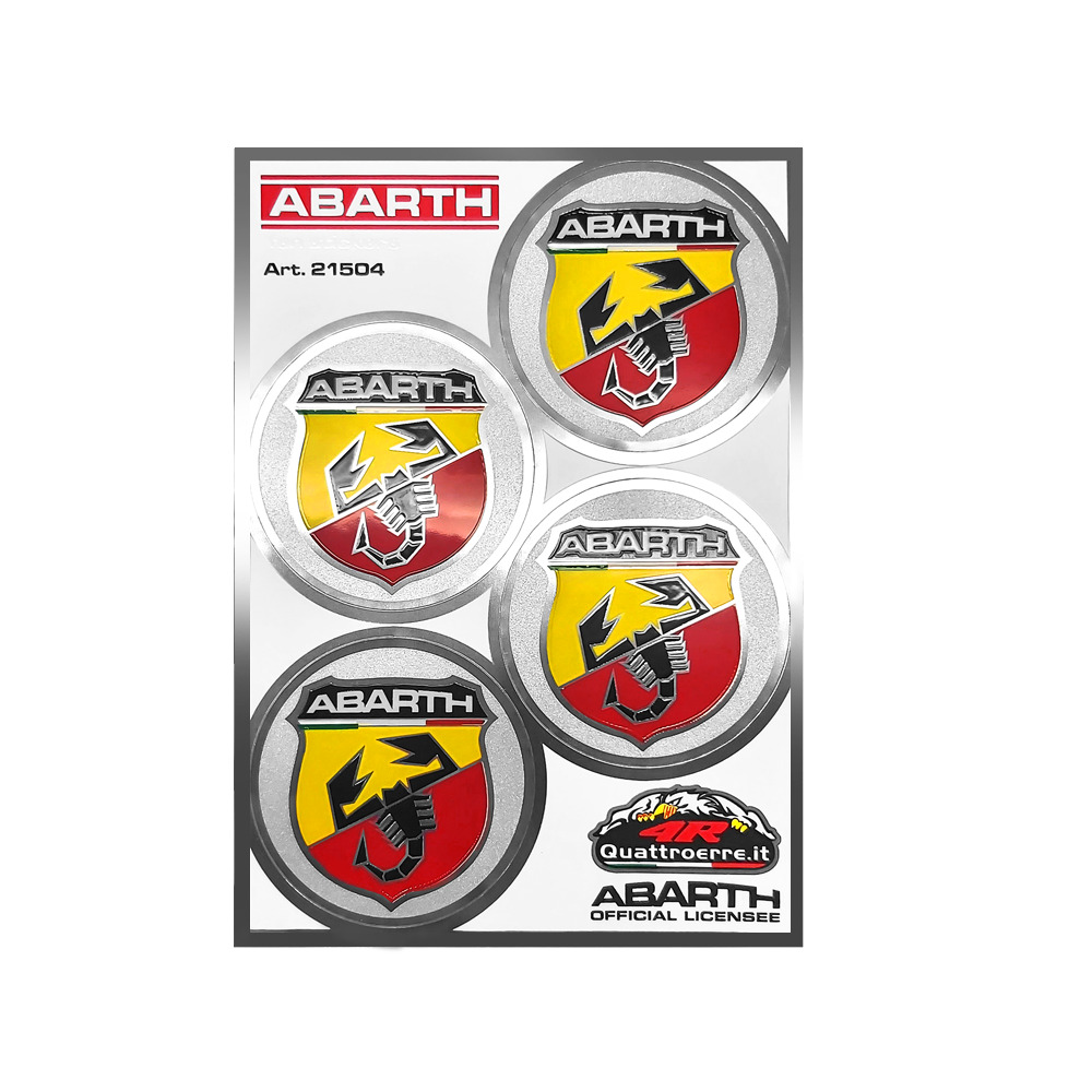 Abarth Adesivi Racing Tabs - Quattroerre