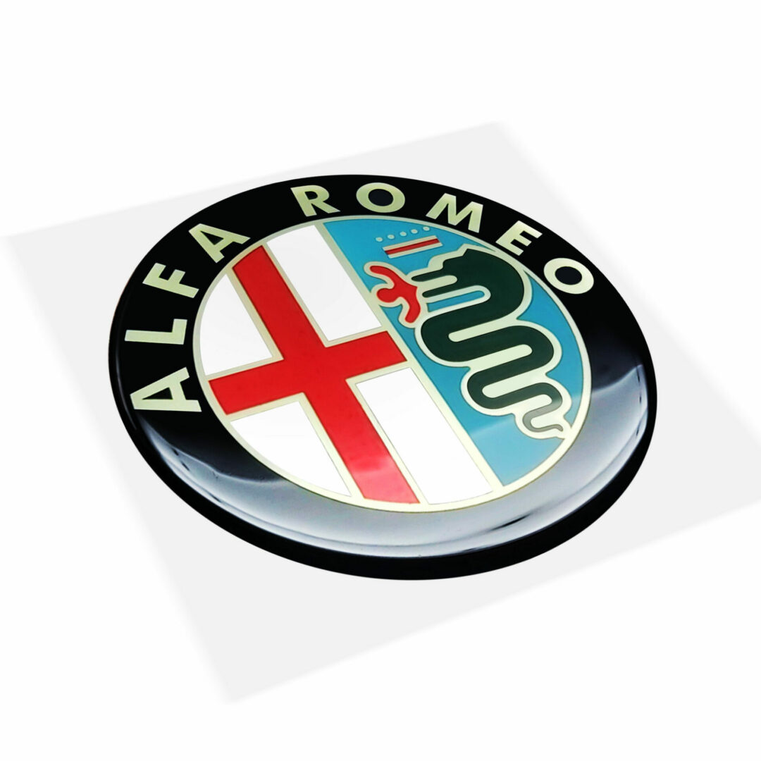 Alfa Romeo Adesivi 3D Logo Old - Quattroerre