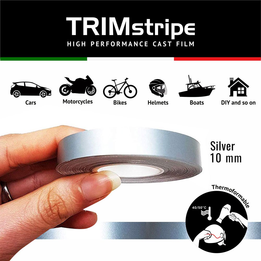 Trim Stripes Strisce Adesive per Auto Bianco 3 mm x 10 Mt 